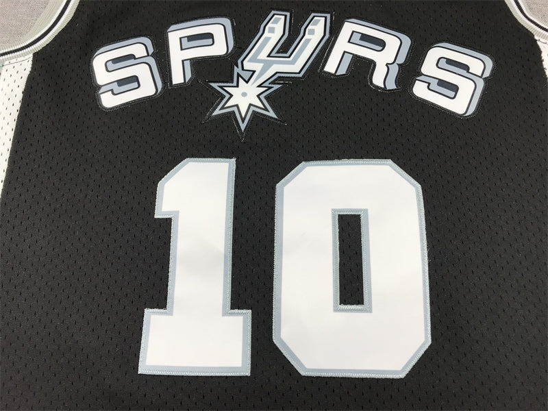 Men's San Antonio Spurs Dennis Rodman #10 Black 1993-94 Hardwood Classics Swingman Jerseys