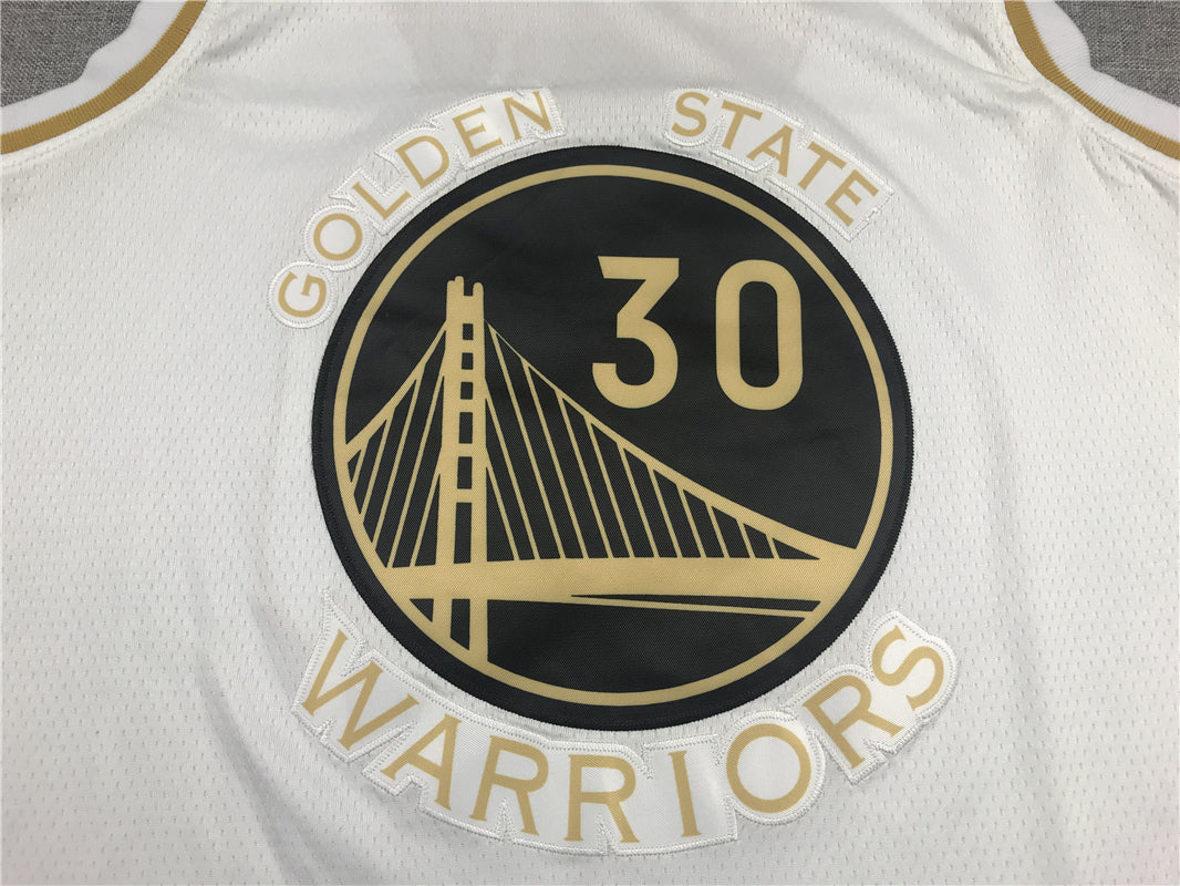 Men's Golden State Warriors Stephen Curry #30 White Swingman Jerseys