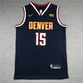 Men's Denver Nuggets Nikola Jokic #15 NBA Navy 2020/21 Swingman Jerseys