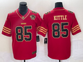 Men's San Francisco 49ers George Kittle #85 Scarlet Vapor F.U.S.E. Limited Jerseys