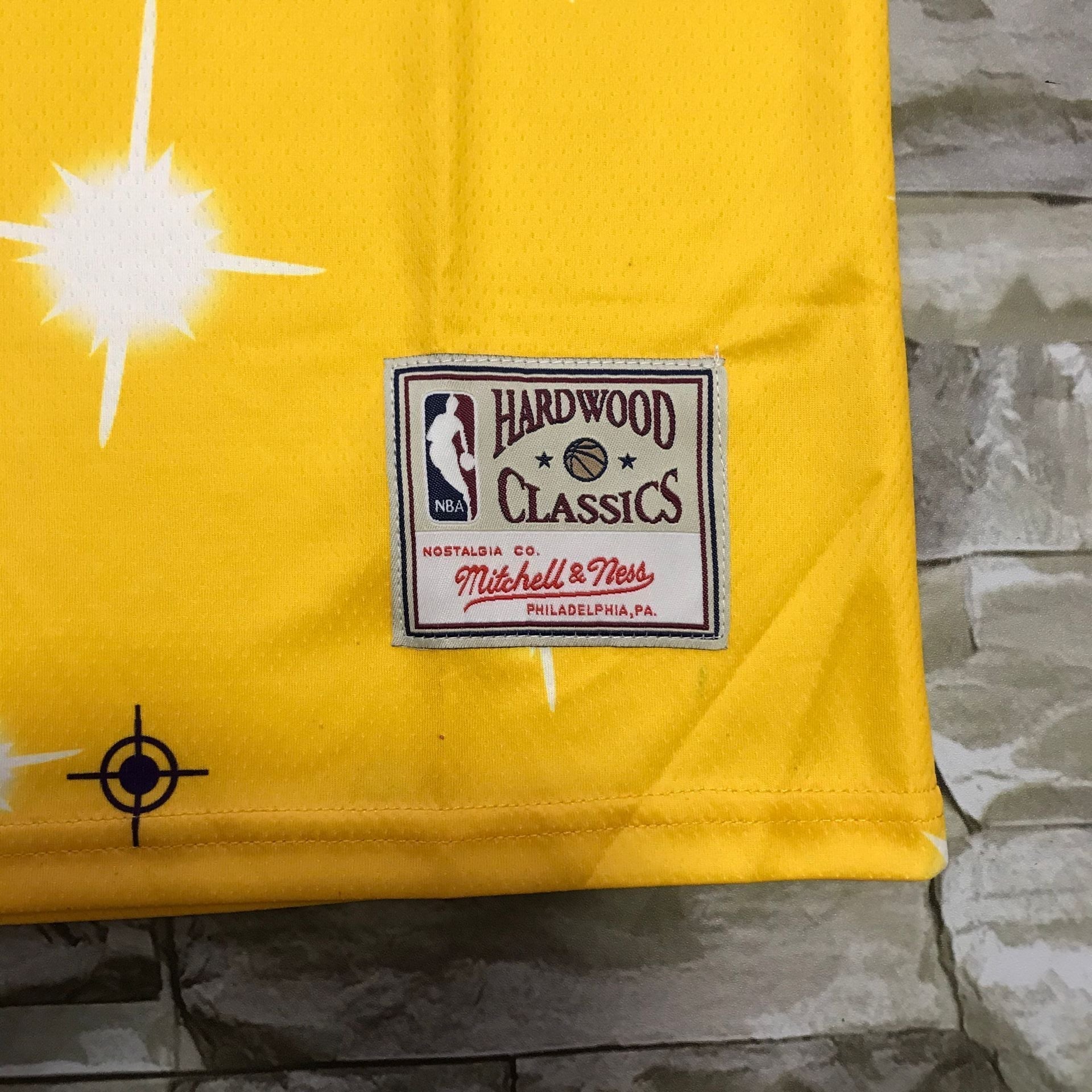 Men's Los Angeles Lakers LeBron James Yellow Hardwood Classics Swingman Jerseys