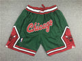 Men's Chicago Bulls Green 2008-09 Hardwood Classics Authentic Basketball Shorts1