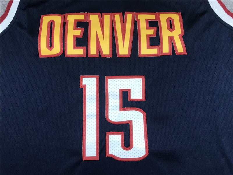Men's Denver Nuggets Nikola Jokic #15 NBA Navy 2020/21 Swingman Jerseys