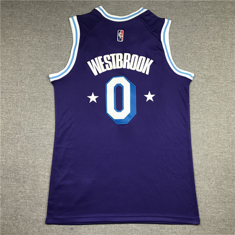 Men's Los Angeles Lakers Russell Westbrook Purple 2021/22 Swingman Jerseys