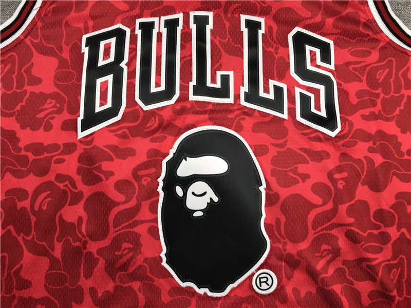 Men's Chicago Bulls Michael Jordan #23 Red 1996-97 Hardwood Classics Authentic Jerseys