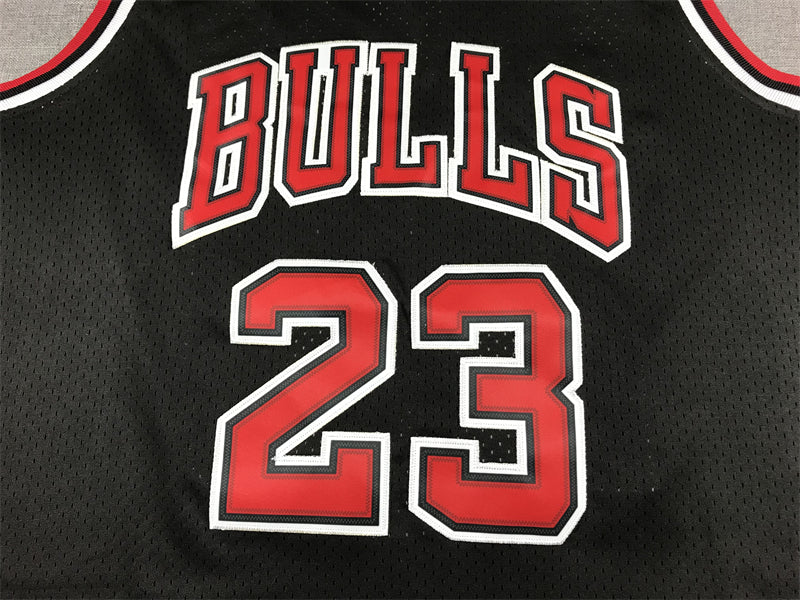 Men's Chicago Bulls Michael Jordan Black 1997-98 Hardwood Classics Player Jerseys
