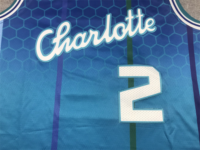 Men's Charlotte Hornets LaMelo Ball Blue Swingman Player Jerseys - City Edition