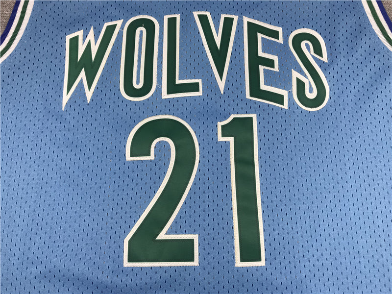 Men's Minnesota Timberwolves Kevin Garnett Hardwood Classics Swingman Jerseys