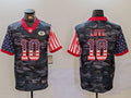 Men's Green Bay Packers Jordan Love #10 Grey Camouflage Player Jerseys