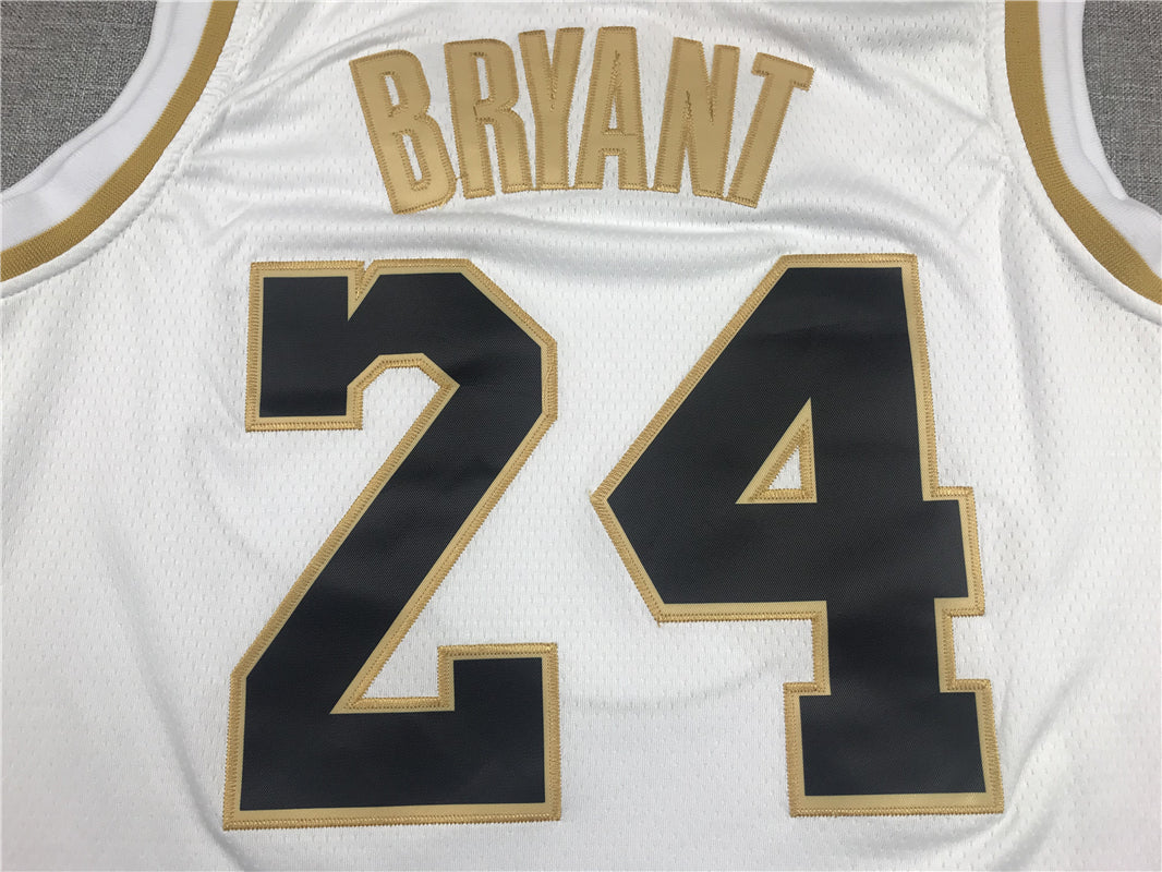 Men's Los Angeles Lakers Kobe Bryant #24 White Swingman Jerseys