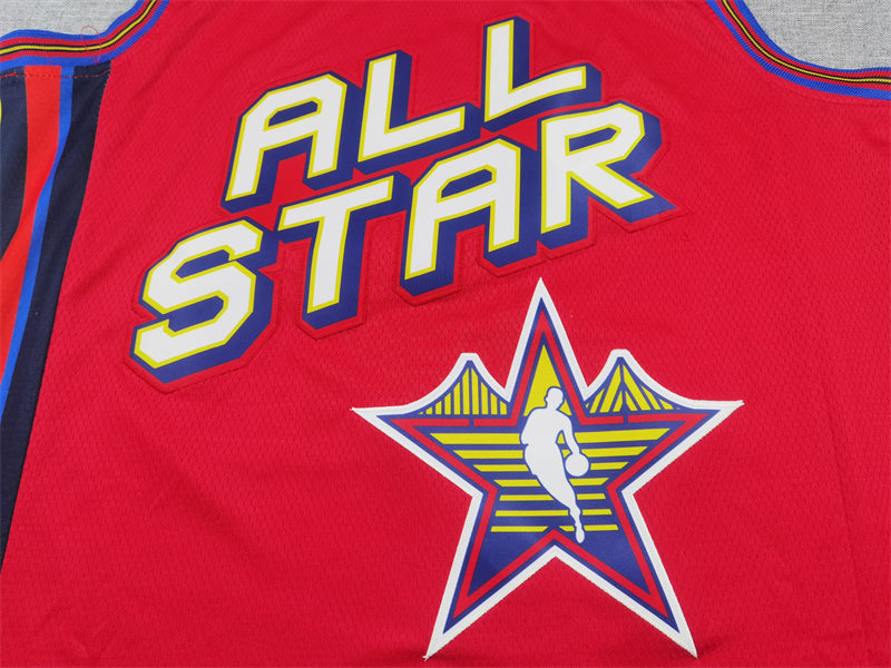 Men's San Antonio Spurs Victor Wembanyama #1 Red 2025 NBA All-Star Game Swingman Player Jerseys
