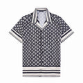 Dolce & Gabbana DG Black & White Bandana Print Short-Sleeve Shirt