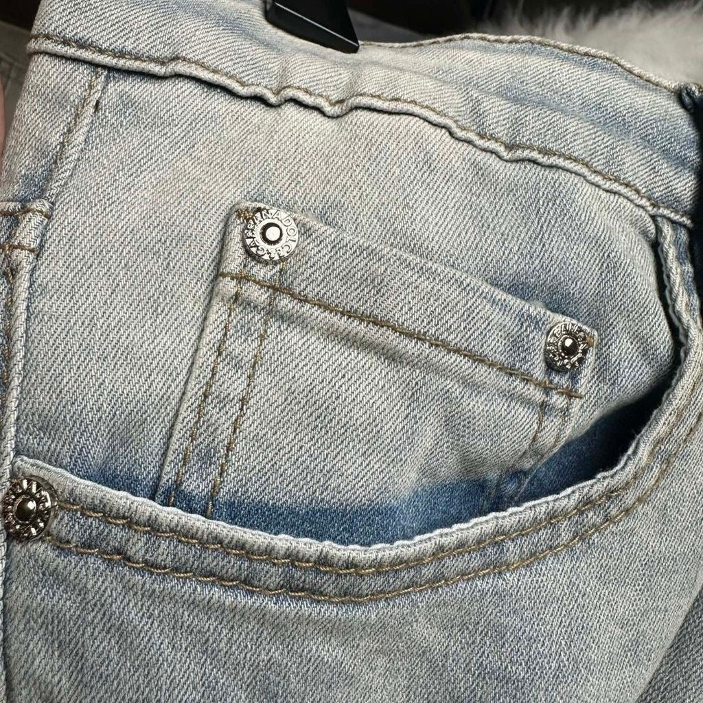 Dolce & Gabbana DG VIBE3 Embroidered Logo Slim Fit Jeans