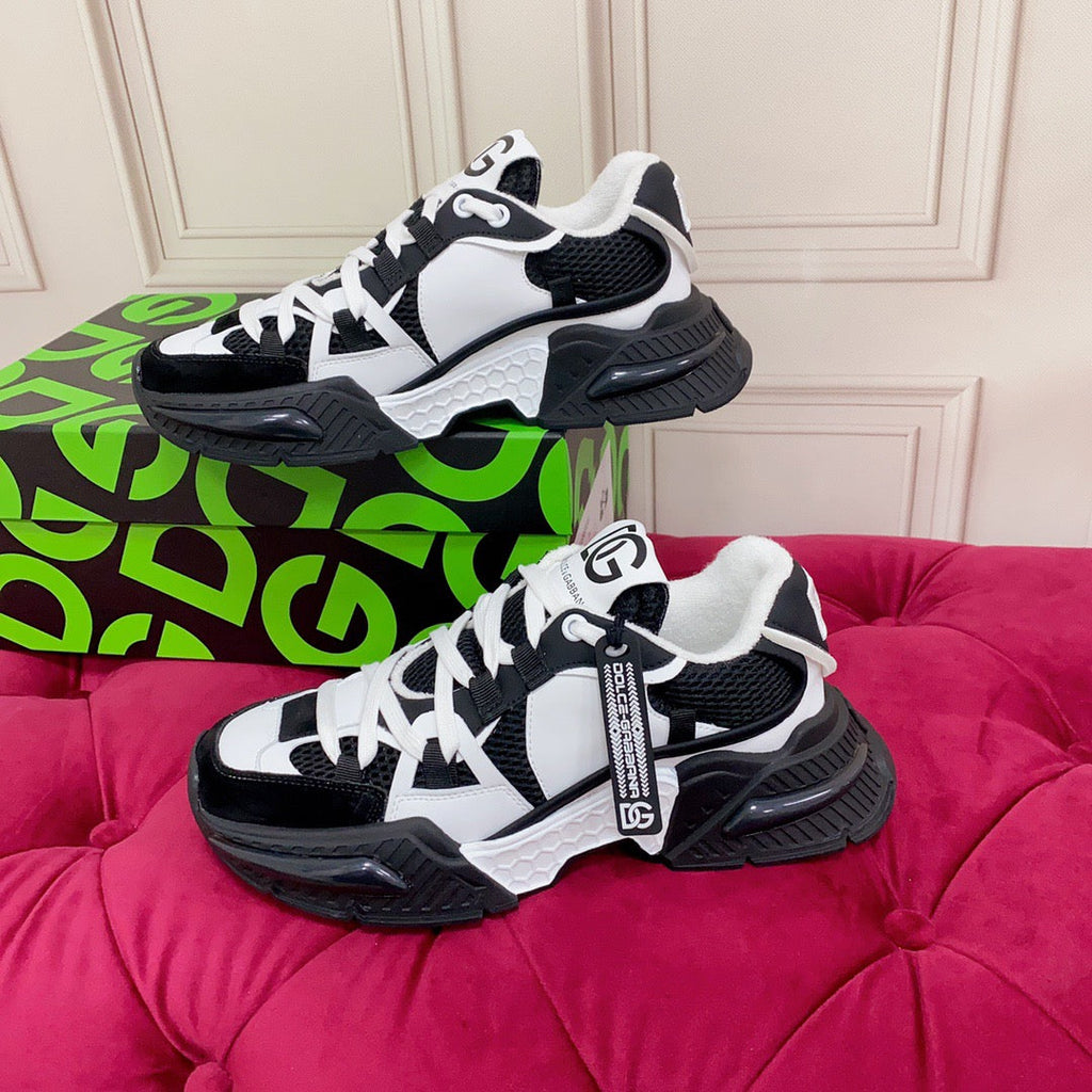 Dolce & Gabbana DG Monogram Chunky Sneakers | Unisex Luxury Couple Shoes