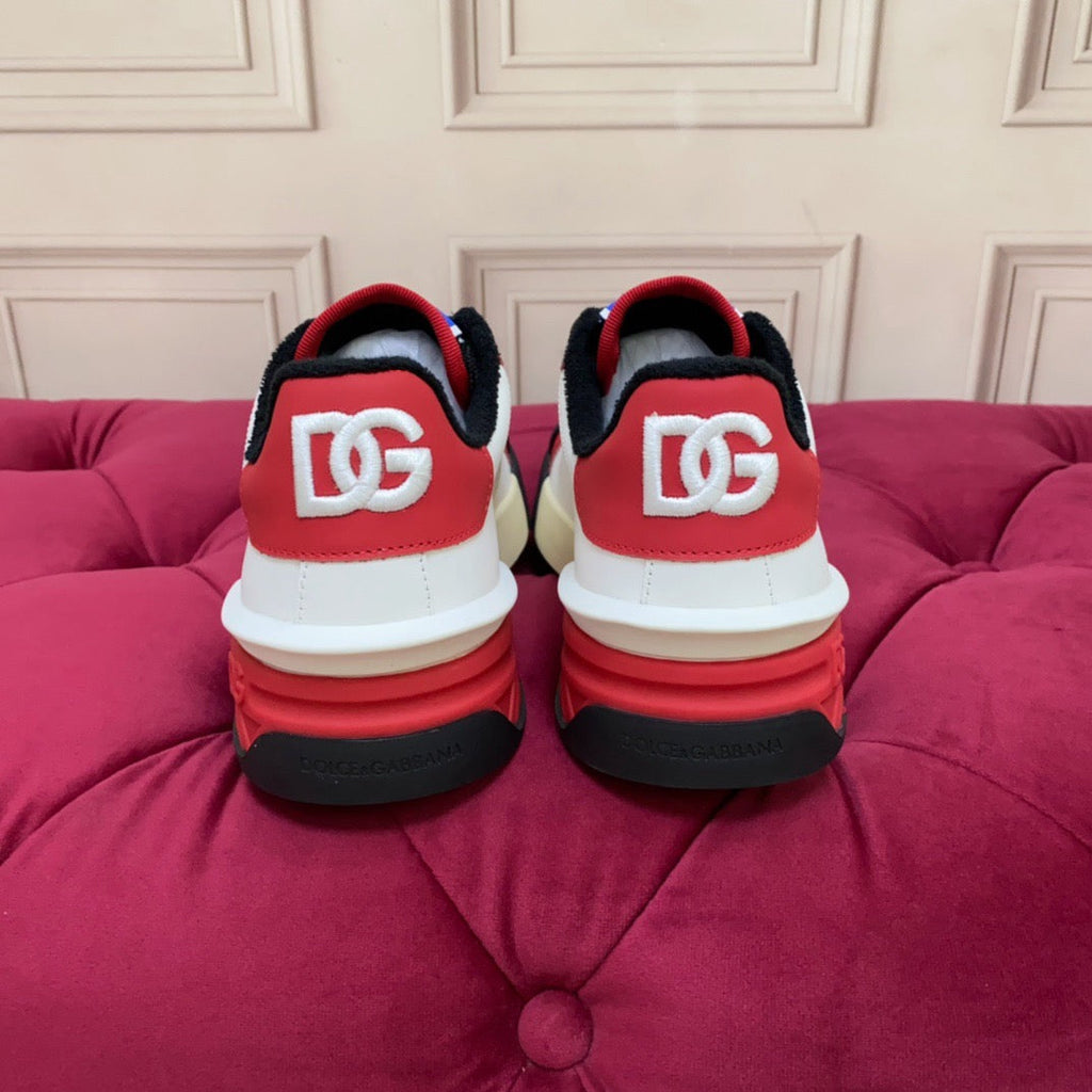 Dolce & Gabbana Portofino Graffiti Sneakers – Unisex Couple's Luxury Casual Shoes