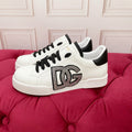 Dolce & Gabbana Portofino Graffiti Sneakers – Unisex Couple's Luxury Casual Shoes