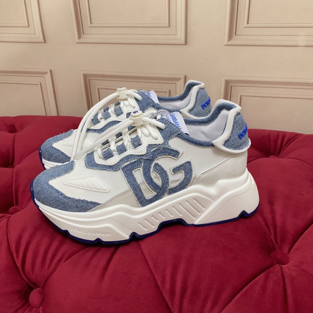 Dolce & Gabbana DG Monogram Chunky Sneakers | Unisex Luxury Couple Shoes