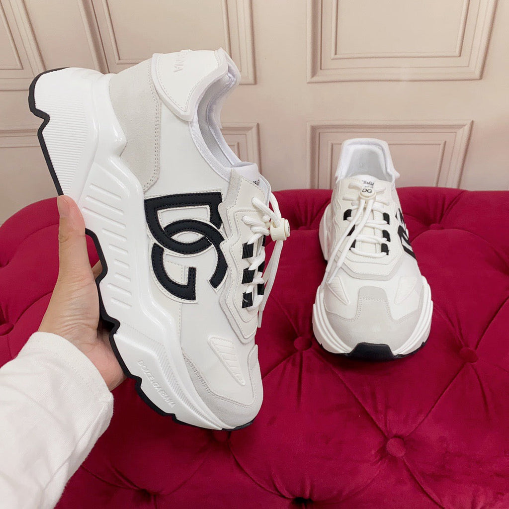 Dolce & Gabbana DG Monogram Chunky Sneakers | Unisex Luxury Couple Shoes