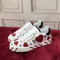 Dolce & Gabbana Portofino Graffiti Sneakers – Unisex Couple's Luxury Casual Shoes