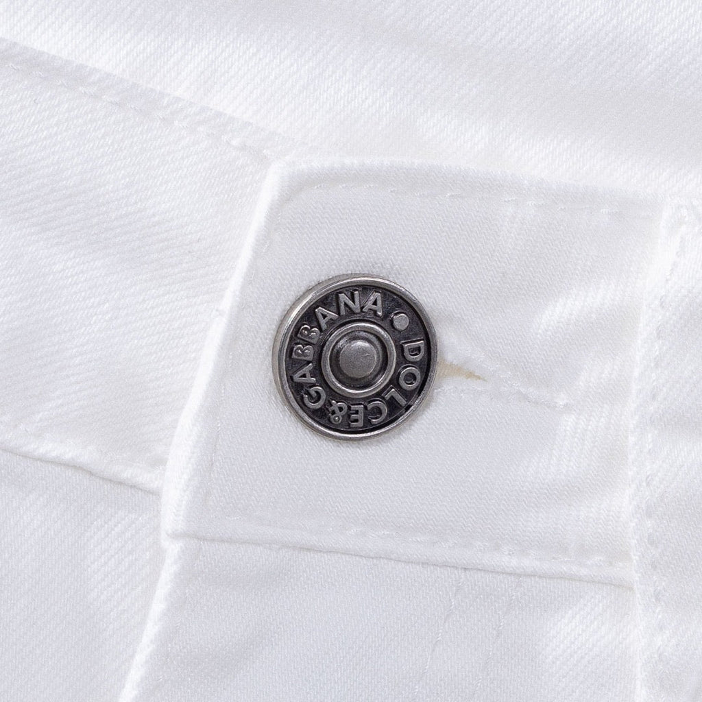 Dolce & Gabbana DG VIBE3 Embroidered Logo Slim Fit Jeans