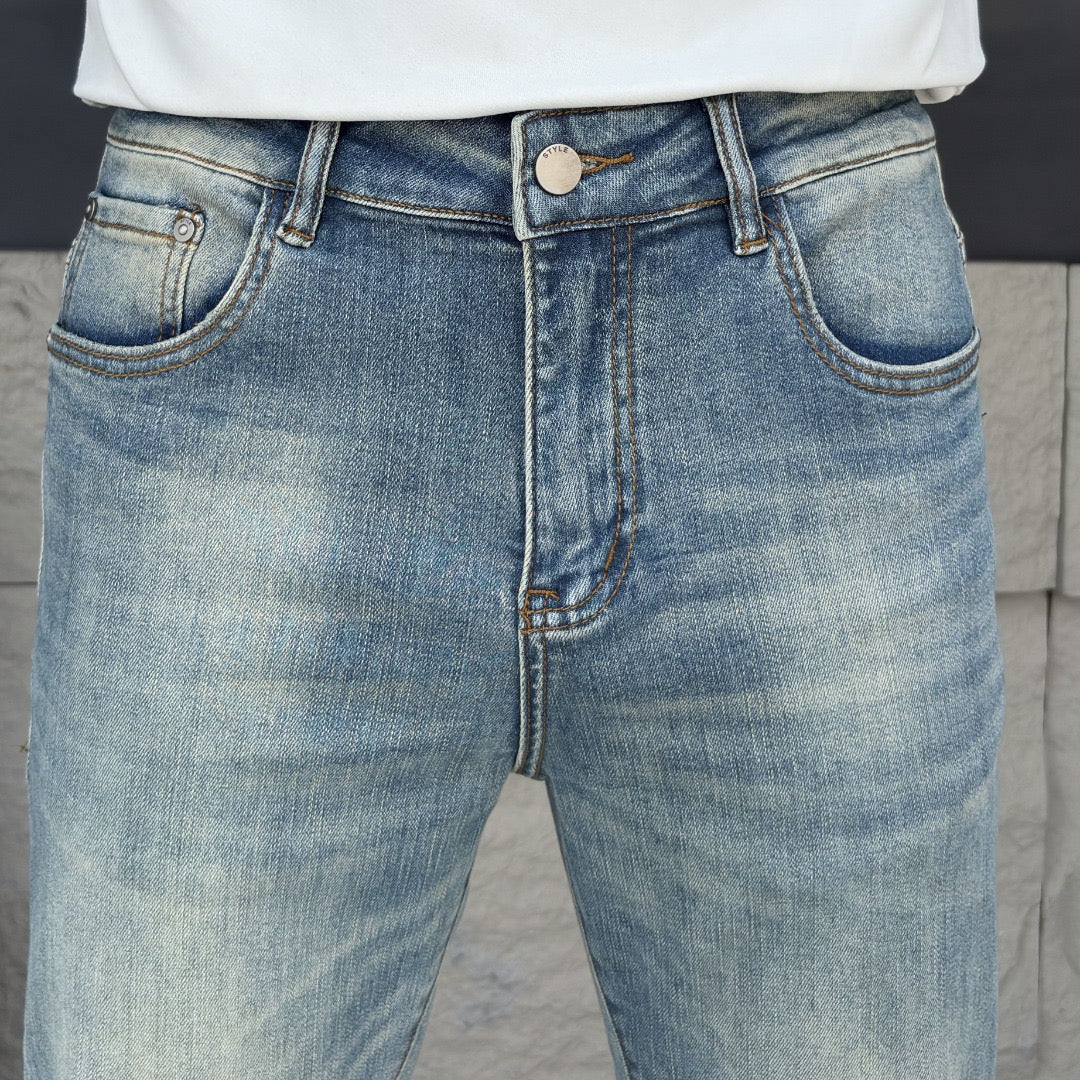 Dolce & Gabbana DG VIBE3 Embroidered Logo Slim Fit Jeans