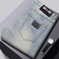Dolce & Gabbana DG VIBE3 Embroidered Logo Slim Fit Jeans