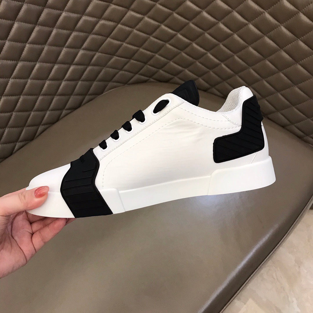 Dolce & Gabbana Portofino Graffiti Sneakers – Unisex Couple's Luxury Casual Shoes