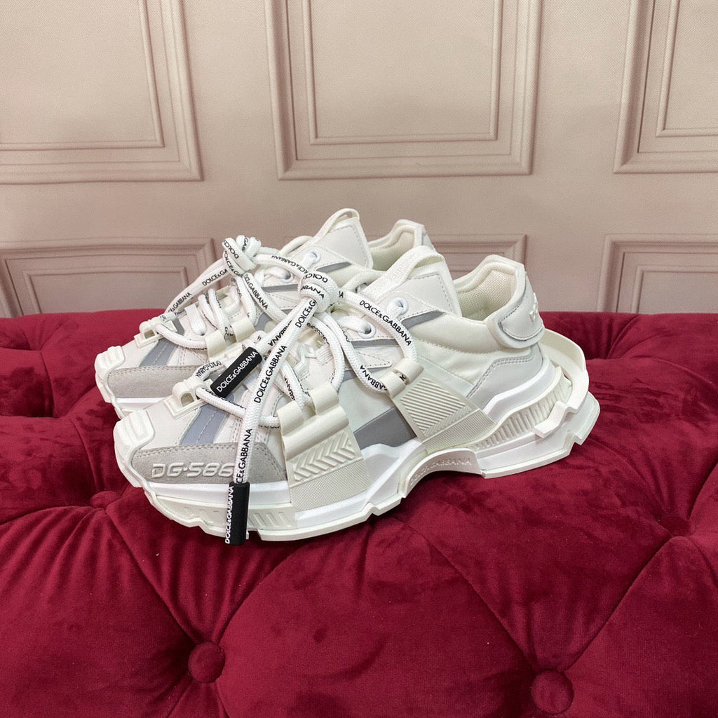 Dolce & Gabbana DG Monogram Chunky Sneakers | Unisex Luxury Couple Shoes