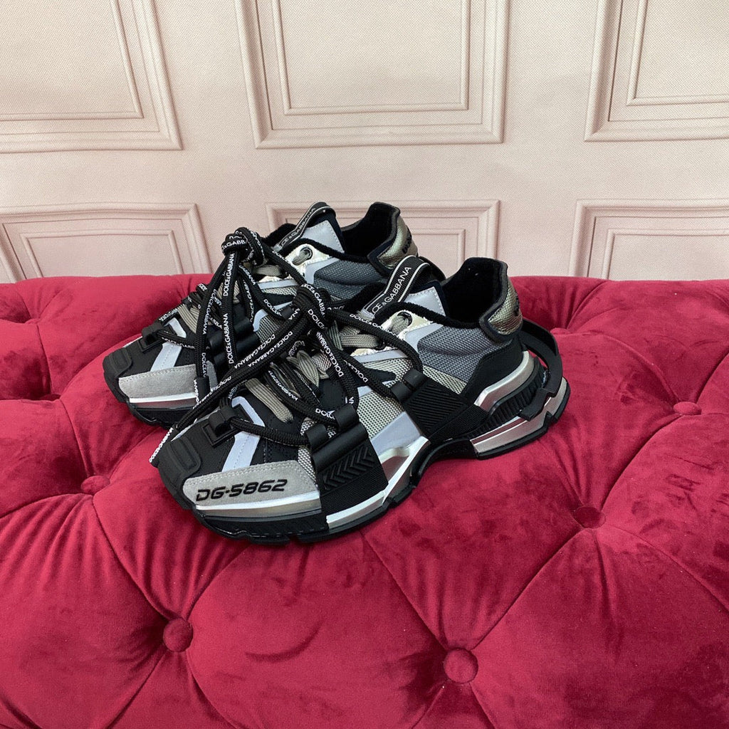 Dolce & Gabbana DG Monogram Chunky Sneakers | Unisex Luxury Couple Shoes