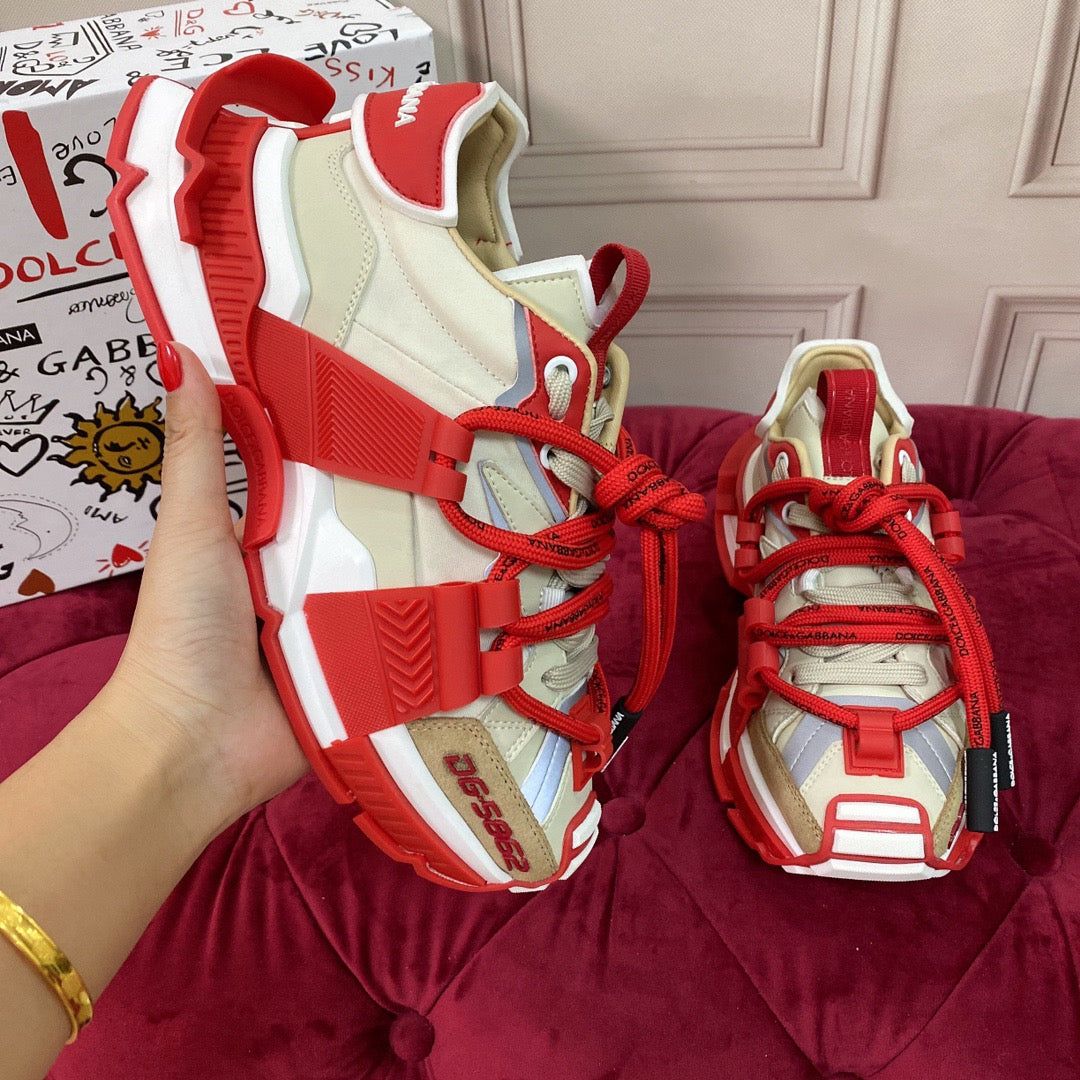 Dolce & Gabbana DG Monogram Chunky Sneakers | Unisex Luxury Couple Shoes