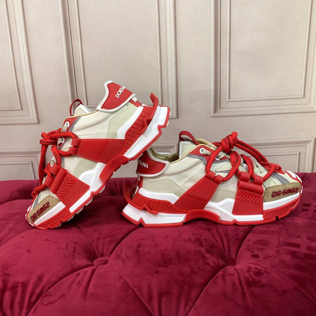 Dolce & Gabbana DG Monogram Chunky Sneakers | Unisex Luxury Couple Shoes