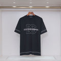 DOLCE&GABBANA DG Logo Print Pure Cotton T-Shirt – Black & White | S–XXL