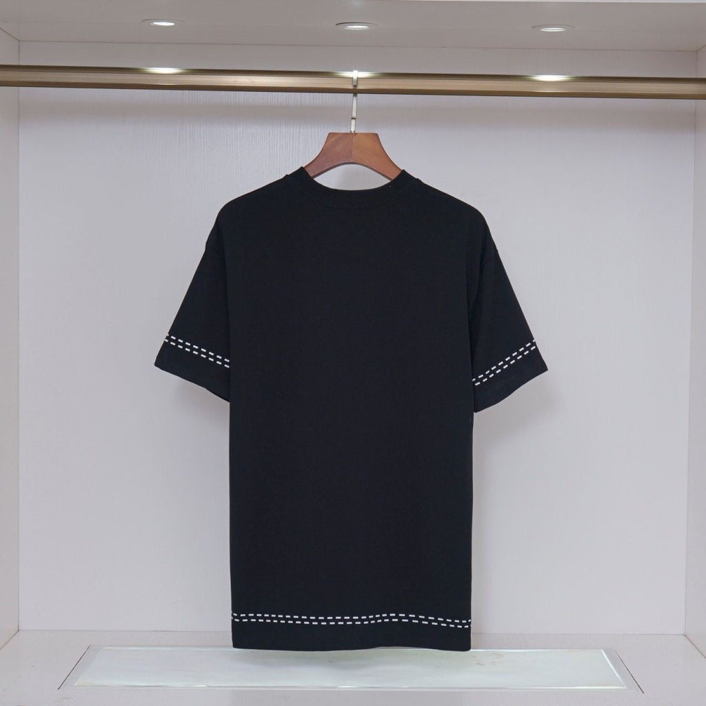 DOLCE&GABBANA DG Logo Print Pure Cotton T-Shirt – Black & White | S–XXL