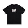 DOLCE&GABBANA DG Logo Print Pure Cotton T-Shirt – Black & White | S–XXL