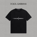 DOLCE&GABBANA DG Logo Print Pure Cotton T-Shirt – Black & White | S–XXL