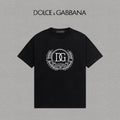 DOLCE&GABBANA DG Logo Print Pure Cotton T-Shirt – Black & White | S–XXL