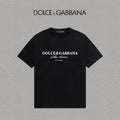 DOLCE&GABBANA DG Logo Print Pure Cotton T-Shirt – Black & White | S–XXL