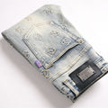 Dolce & Gabbana DG VIBE3 Embroidered Logo Slim Fit Jeans