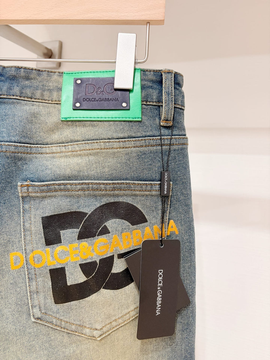 Dolce & Gabbana DG VIBE3 Embroidered Logo Slim Fit Jeans