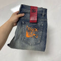 Dolce & Gabbana DG VIBE3 Embroidered Logo Slim Fit Jeans