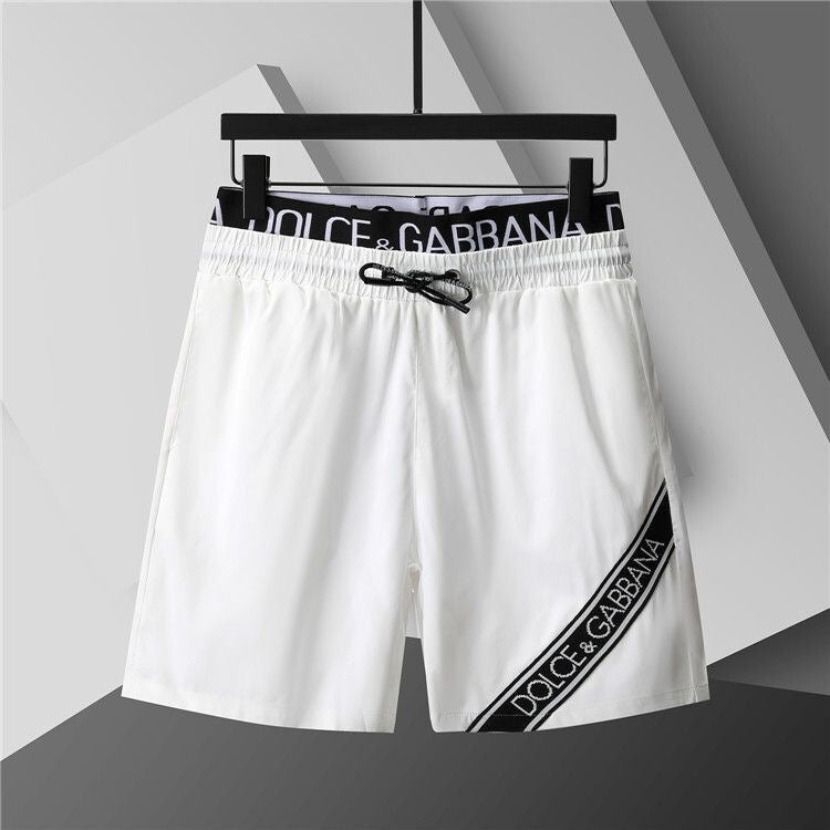 Dolce & Gabbana DG Colorblock Graphic Print Beach Shorts