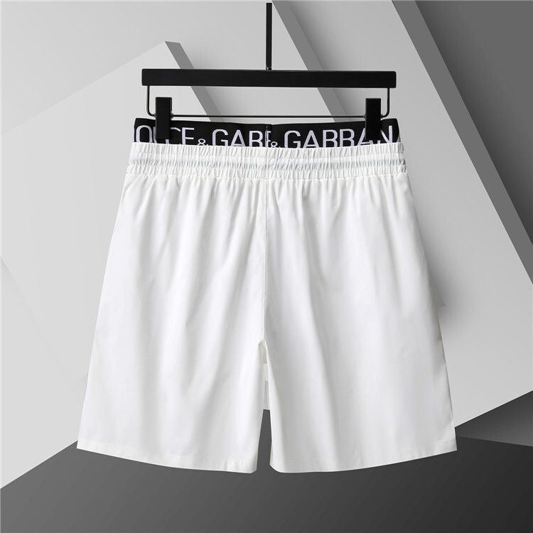 Dolce & Gabbana DG Colorblock Graphic Print Beach Shorts