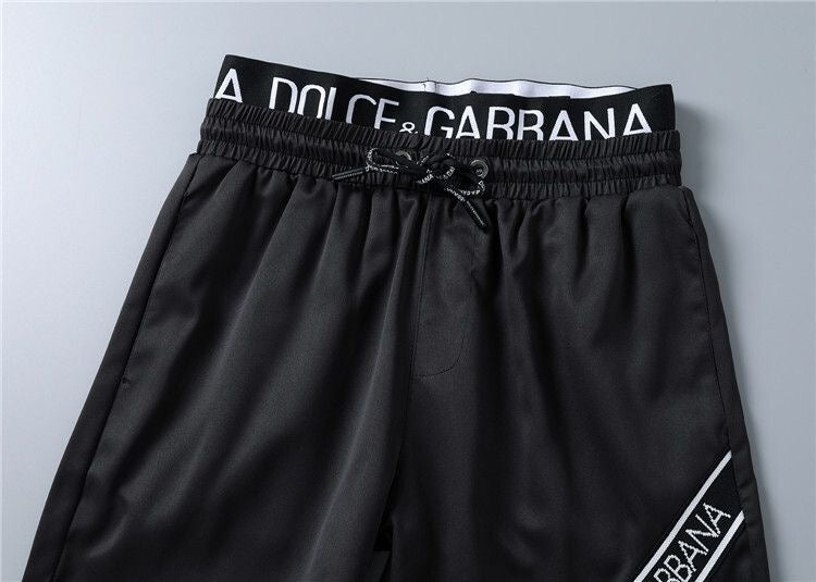 Dolce & Gabbana DG Colorblock Graphic Print Beach Shorts