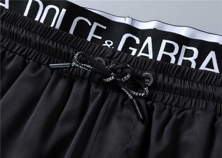 Dolce & Gabbana DG Colorblock Graphic Print Beach Shorts
