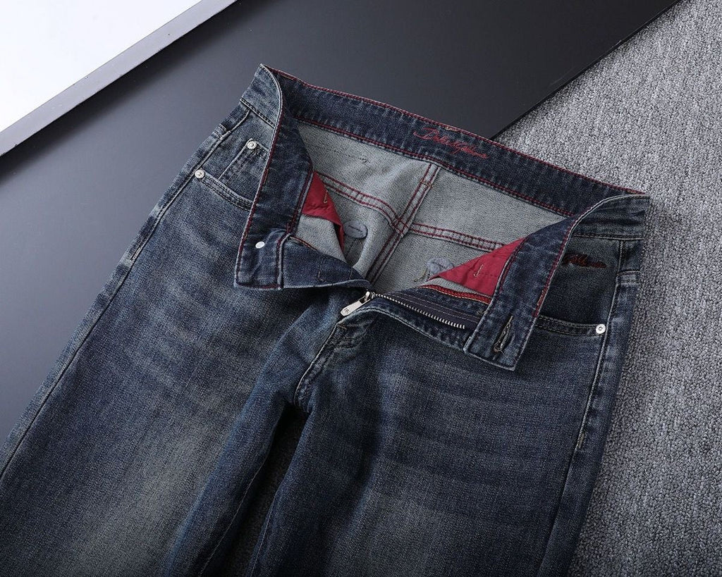 Dolce & Gabbana DG VIBE3 Embroidered Logo Slim Fit Jeans