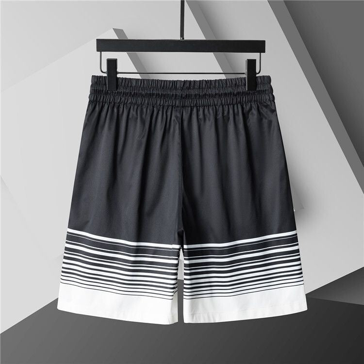Dolce & Gabbana DG Colorblock Graphic Print Beach Shorts