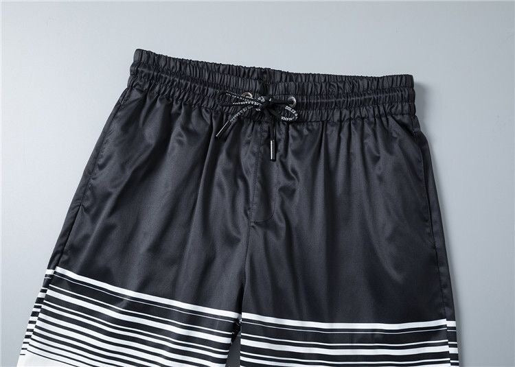 Dolce & Gabbana DG Colorblock Graphic Print Beach Shorts