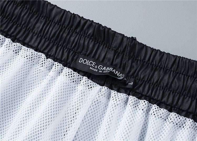 Dolce & Gabbana DG Colorblock Graphic Print Beach Shorts