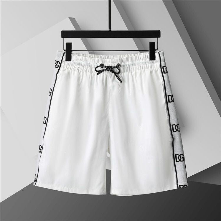 Dolce & Gabbana DG Colorblock Graphic Print Beach Shorts