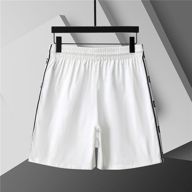 Dolce & Gabbana DG Colorblock Graphic Print Beach Shorts